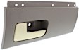 Rear, Driver Side Interior Door Handle, Gray Bezel with Chrome/Gold Lever, Without Door Lock Hole, Heater and Memory Switch Hole, 8 Cyl., 4.6L Engine