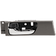 2006 Lexus ES330 - Rear, Driver Side Chrome Lever with Black Bezel Interior Door Handle, With door lock button, 4-Door, Sedan
