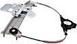 Rear, Driver Side Window Regulator, Power, 8 Cyl., 4.6L Engine
