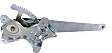 Rear, Driver Side Power Window Regulator, Without Motor