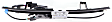 Rear, Driver Side Power Window Regulator, With Motor