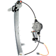 Rear, Passenger Side Power Window Regulator, With Motor