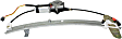 Rear, Driver Side Power Window Regulator, With Motor