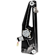 Rear, Passenger Side Power Window Regulator, With Motor