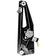 2003 Land Rover Range Rover - Rear, Driver Side Power Window Regulator, With Motor