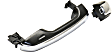 2018 Toyota 4Runner - Rear, Driver or Passenger Side Primed Exterior Door Handle, Without Key Hole