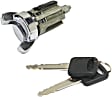 Ignition Lock Cylinder - Steering Column Mounting Location, With Keys