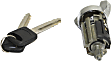 Ignition Lock Cylinder - Steering Column Mounting Location, With Keys