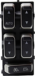 Front, Driver Side Window Switch, Black, 5-Button, 8 Cyl., 4.6L Engine