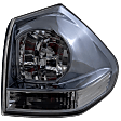 Passenger Side, Outer Tail Light, with Bulb, Halogen, Clear Lens, Base Model