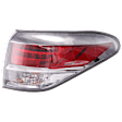 Passenger Side, Outer Tail Light, with Bulb, Halogen, Red Lens, 6 Cyl., 3.5L Engine, Canada Built Vehicle