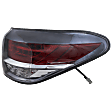 Passenger Side, Outer Tail Light, with Bulb, Halogen, Red Lens, 6 Cyl., 3.5L Engine, Canada Built Vehicle, CAPA CERTIFIED