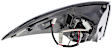 Passenger Side, Outer Tail Light, without Bulb, Halogen, Clear Lens, Base Model