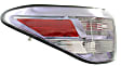 Driver Side, Outer Tail Light, without Bulb, Halogen, Clear Lens, Base Model