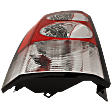Passenger Side Tail Light, with Bulb, Halogen, Clear Lens