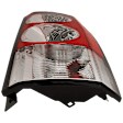 Driver Side Tail Light, with Bulb, Halogen, Clear Lens