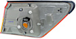 Driver Side, Outer Tail Light, without Bulb, Halogen, Red Lens, Base Model
