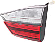 Passenger Side, Inner Tail Light, Halogen, With bulb(s), Mounts on Luggage Lid