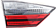Driver Side, Inner Tail Light, Halogen, With bulb(s), Mounts on Luggage Lid