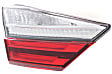Driver Side, Inner Tail Light, Halogen, With bulb(s), Mounts on Luggage Lid