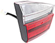 Driver Side, Inner Tail Light, Halogen, With bulb(s), Mounts on Luggage Lid