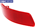Rear, Passenger Side Bumper Reflector, CAPA Certified