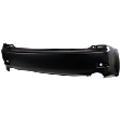 Rear Primed Bumper Cover, Base Model, Without Park Distance Control Sensor and Pre-Collision System Holes