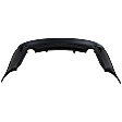 Rear Primed Bumper Cover, Base Model, Without Park Distance Control Sensor and Pre-Collision System Holes