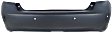 Rear Primed Bumper Cover, Base Model, 6 Cyl., 3.5L Engine, With Parking Aid Sensor Holes, CAPA Certified