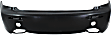 2008-2014 Lexus IS F - Rear Primed Bumper Cover, Base Model, Sedan, Without Pre-Collision System and Parking Aid Sensor Holes, With Holes For Dual Exhaust and Reflector