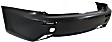 2008-2014 Lexus IS F - Rear Primed Bumper Cover, Base Model, Sedan, Without Pre-Collision System and Parking Aid Sensor Holes, With Holes For Dual Exhaust and Reflector