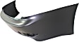 Rear Primed Bumper Cover, Base Model, Sedan, Without Park Aid Sensor Holes, For Models Without Pre-Collision System