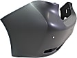 Rear Primed Bumper Cover, Base Model, 4 Cyl., 1.8L Engine, For Models Without F Sport Package, With Parking Aid Sensor Holes