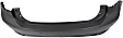 Rear Primed Bumper Cover, Base Model, 4 Cyl., 1.8L Engine, For Models Without F Sport Package, With Parking Aid Sensor Holes