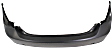 Rear Primed Bumper Cover, 8 Cyl., 4.6L Engine, Without Parking Aid Sensor Holes