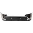 Rear Primed Bumper Cover, With Parking Aid Sensor Holes, CAPA Certified
