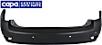 Rear Primed Bumper Cover, With Parking Aid Sensor Holes, CAPA Certified
