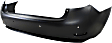 Rear Primed Bumper Cover, With Parking Aid Sensor Holes and Molding Holes, CAPA Certified