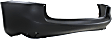 Rear Primed Bumper Cover, Without Park Distance Control Sensor Holes, Except C Model, Without Parking Aid Sensor Holes