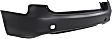 Rear Primed Bumper Cover, Without Parking Aid Sensor Holes, CAPA Certified