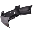 Rear Primed Bumper Cover, With Parking Aid Sensor Holes