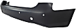 Rear Primed Bumper Cover, With Parking Aid Sensor Holes