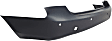 Rear Primed Bumper Cover, With Parking Aid Sensor Holes