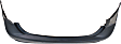 Rear Primed Bumper Cover, 6 Cyl., 3.5L Engine, With Parking Aid Sensor Holes, CAPA Certified