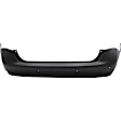 Rear Primed Bumper Cover, With Parking Aid Sensor Holes, CAPA Certified