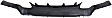 Rear, Lower Textured Bumper Cover, 4 Cyl., 2.0L Engine
