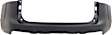 Rear, Upper Primed Bumper Cover, Without Parking Aid Sensor Holes