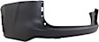 Rear, Upper Primed Bumper Cover, Without Parking Aid Sensor Holes