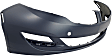Front Primed Bumper Cover, With Signature Lightning, With Tow Hook Holes, CAPA Certified