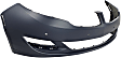 2013 Lincoln MKZ Base - Front Primed Bumper Cover, For Models With Signature Lighting, CAPA Certified
